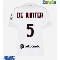 AC Milan Koni De Winter #5 Gostujuci Dres za Ženska 2026-27 Kratak Rukav
